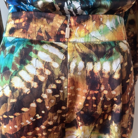 💕Marciano Multi Colour 2 Piece Silky Coordinated Outfit 42 VGUC - Picture 9 of 14